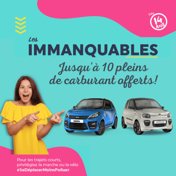 Jusqu'à 10 pleins de carburant offerts